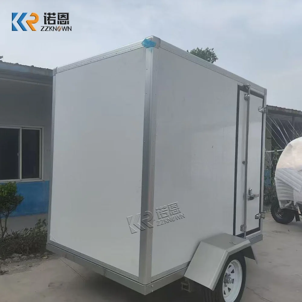 Large Volume Refrigerated Trailer Industrial Reefer Trailer Efficient Cold Chain Freezer Transport Truck For Commercial Use