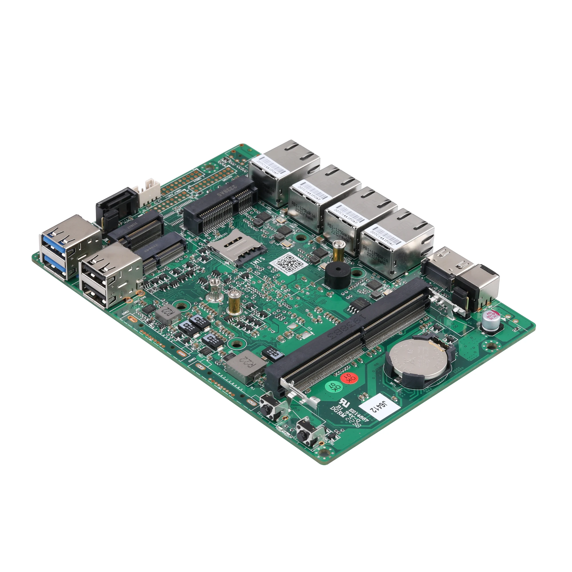 Imagem -04 - Qotom-mini Itx Motherboard com Adaptador de Alimentação Lan 7*24 Horas Mb3j4030821