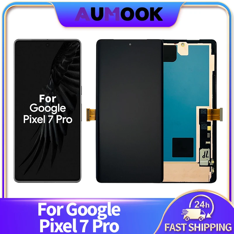 For Google Pixel 7 Pro LCD Display Touch Digitizer Screen GP4BC GE2AE GFE4J AMOLED LCD Screen Phone LCD Replacement Repair Parts