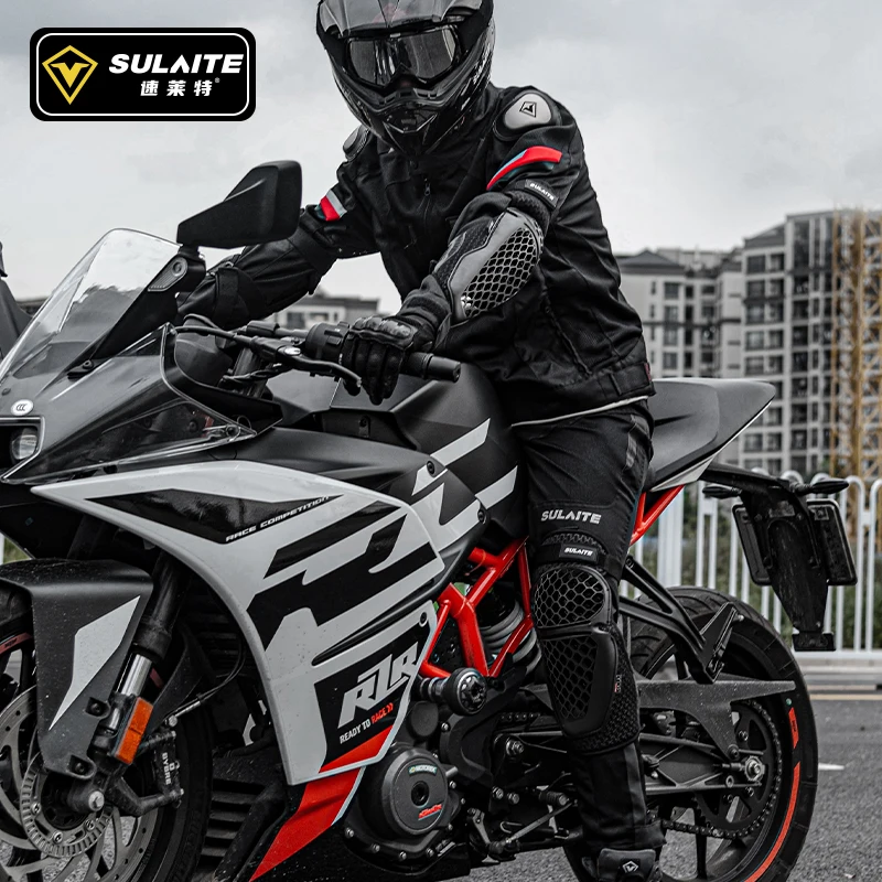 Motorcycle Knee Pads Motocross Knee Brace Mesh Motorcycle Elbow Protector Sports Knee Pads Cross Protections Downhill Knee Pads