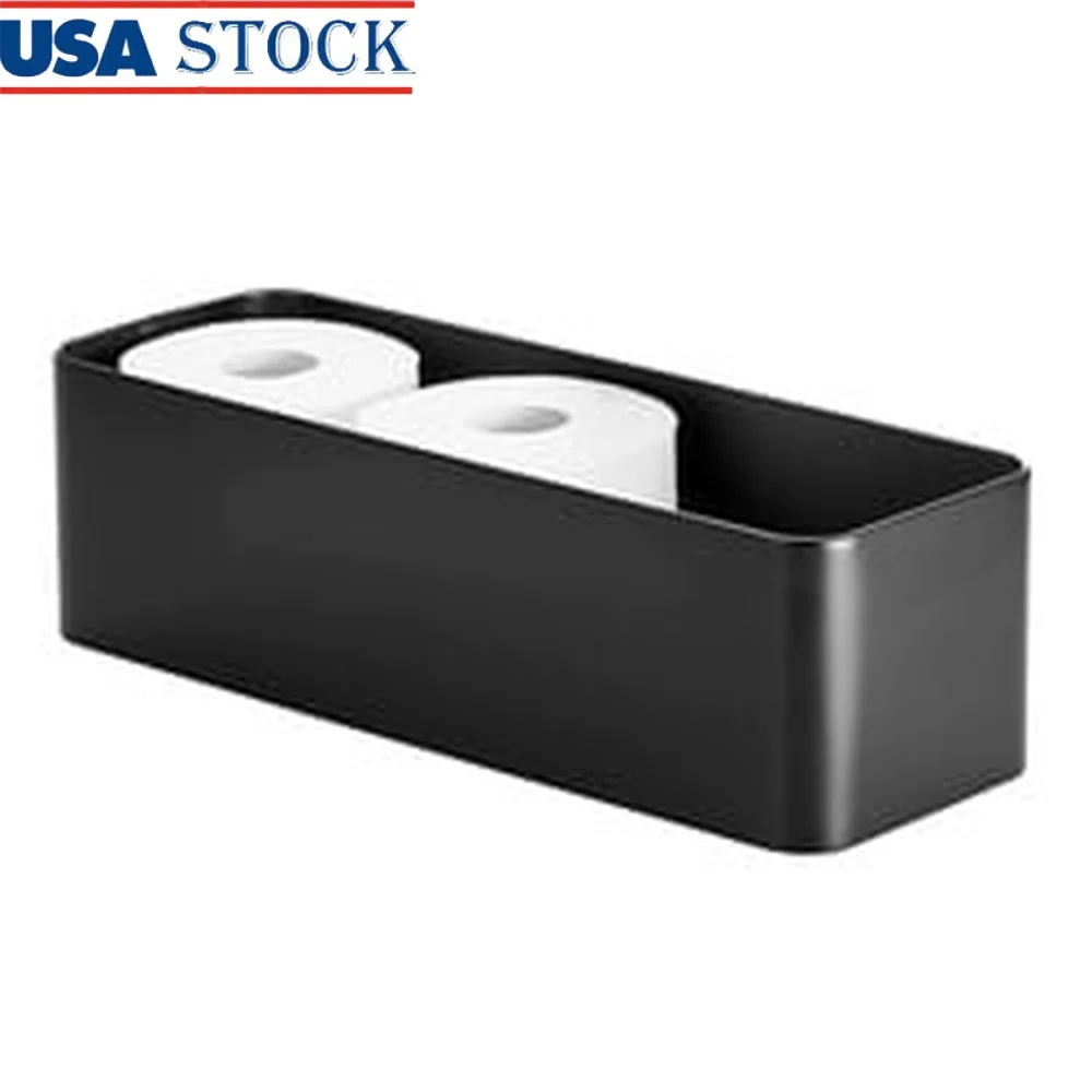 

Контейнер для хранения туалетной бумаги Ванные комнаты вмещает 3 рулона Элегантный дизайн Идеальный мастер Гостьовые комнаты для порошка Прочная стальная конструкция