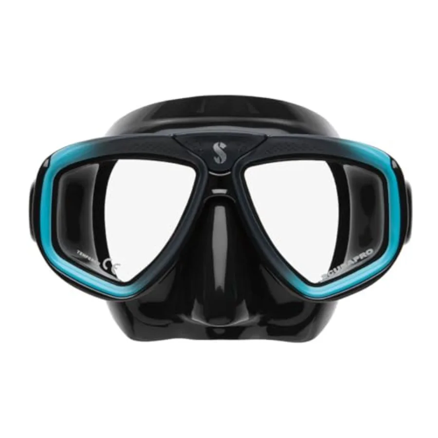 

Zoom Diving Mask for underwater diving silicone material black color wide-angle lens with anti-fog coating