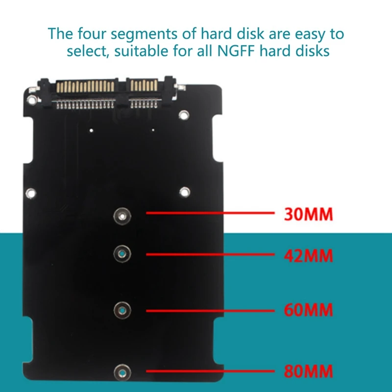 M.2 SATA To SATA 3 5 Port +M.2 NGFF Single Power Supply Bare Board Conversion To SATA 2.5-Port Sata Expansion Card