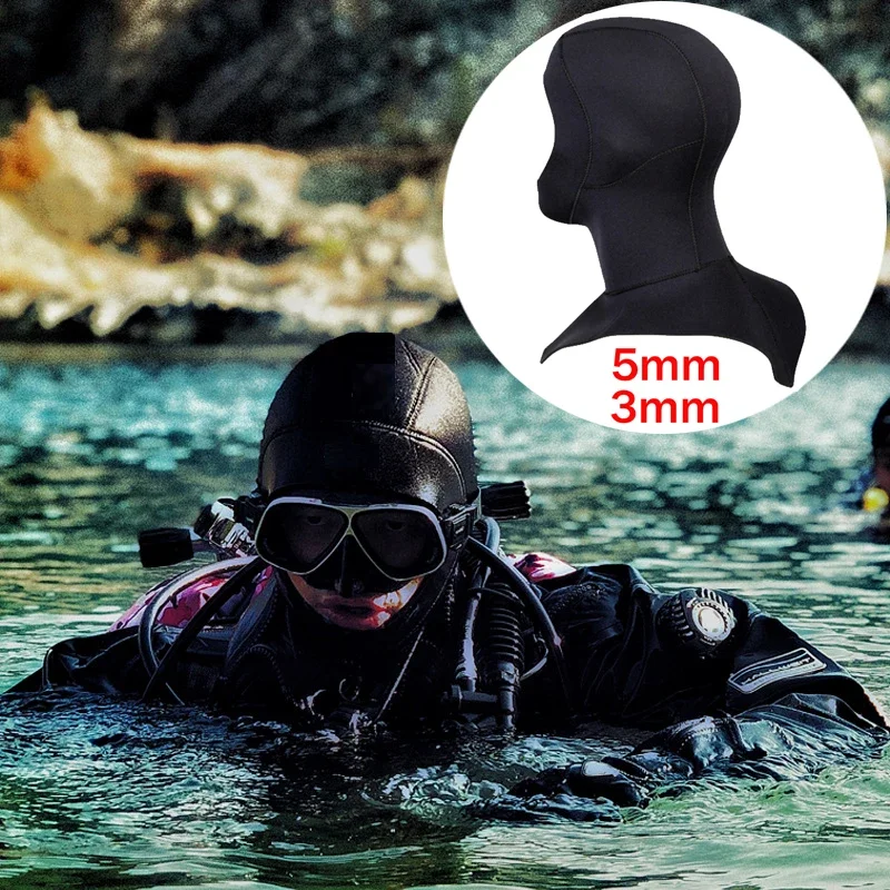 Scuba Diving Hood 5MM 3MM Neoprene Hoods Dive Sporting Fishing Men Waterproof Keep Warming Hat Wetsuit Hood