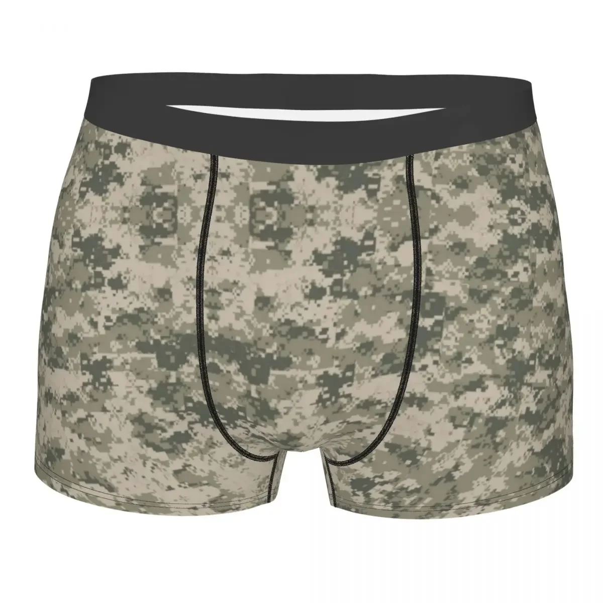 Custom Standard Camouflage Boxer Shorts For Homme 3D Printed Army Camo Underwear Panties Briefs Soft Underpants