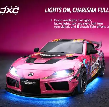 1:43 Supra 1087X RC Drift Car Diecast Metal Body Gyro 4WD Full