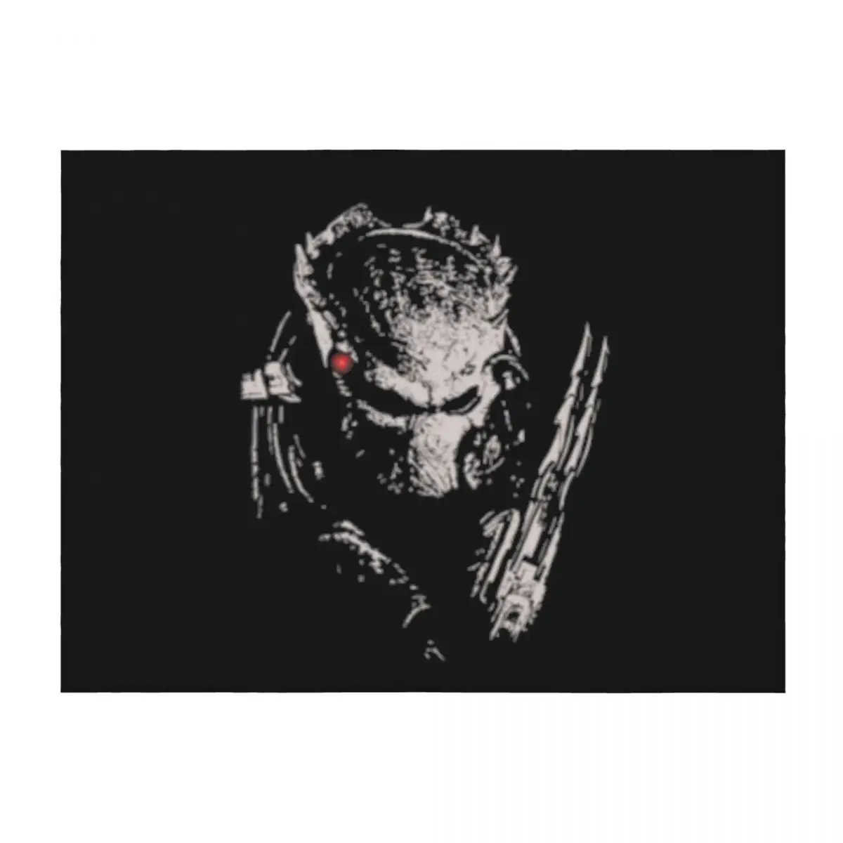 

PREDATOR(BLACK) Throw Blanket warm winter for winter Designers Soft Plush Plaid Blankets