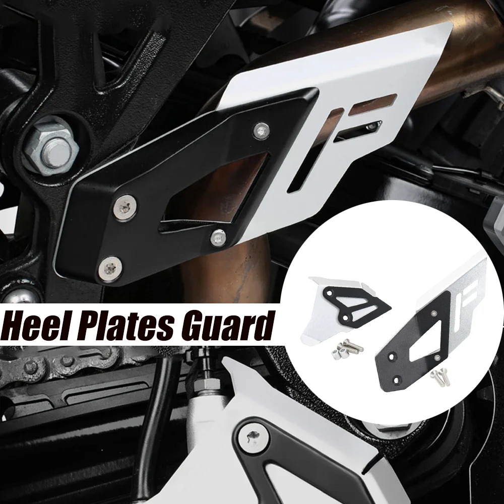 Foot Pegs Heel Placas Guarda Protetor para BMW, F650GS, F750GS, F800GS Adventure, Acessórios para Motocicleta f 650 700 800 gs