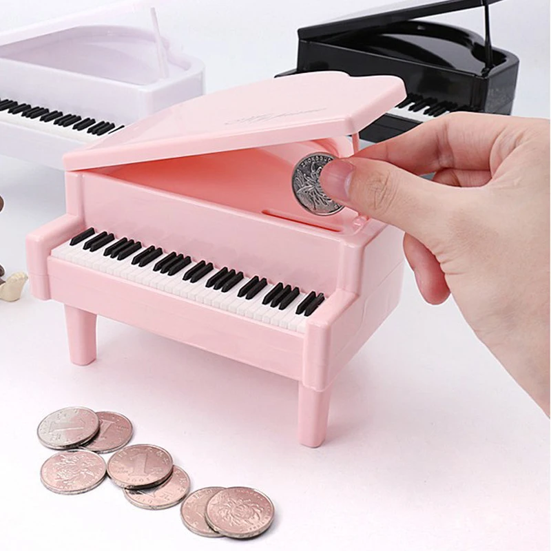 New Children's Adults Creative Pig Money Storage, Home Bedroom Study Decoration Birthday Gift Plastic Piggy Bank, 1Pc