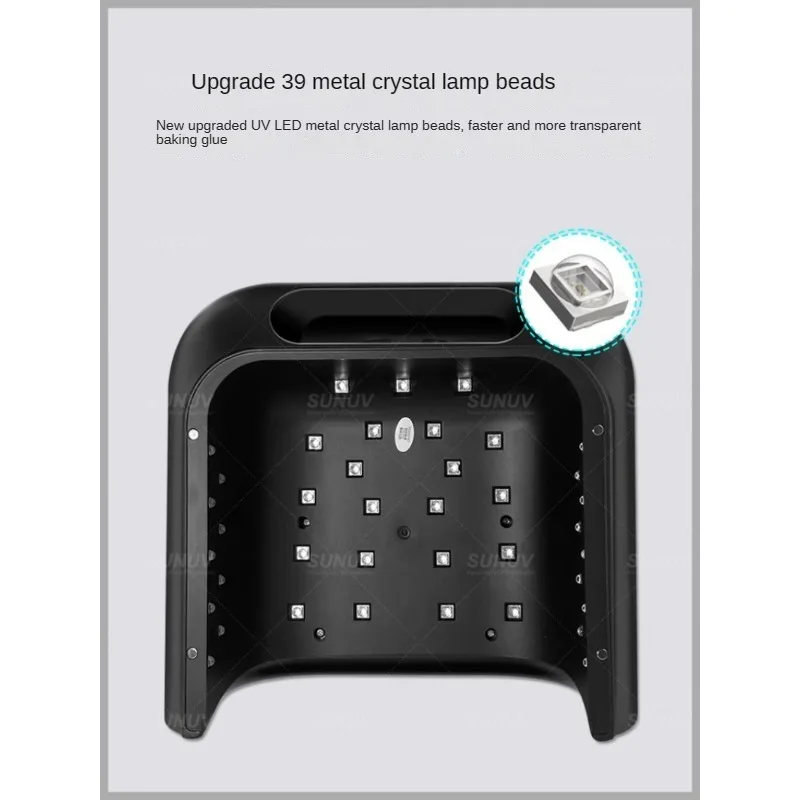 Secador de esmalte de uñas profesional, lámpara UV de secado rápido, 48W, LED, novedad