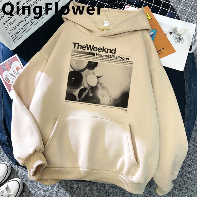the Weeknd hoodies men funny anime anime clothing men Winter Pullover