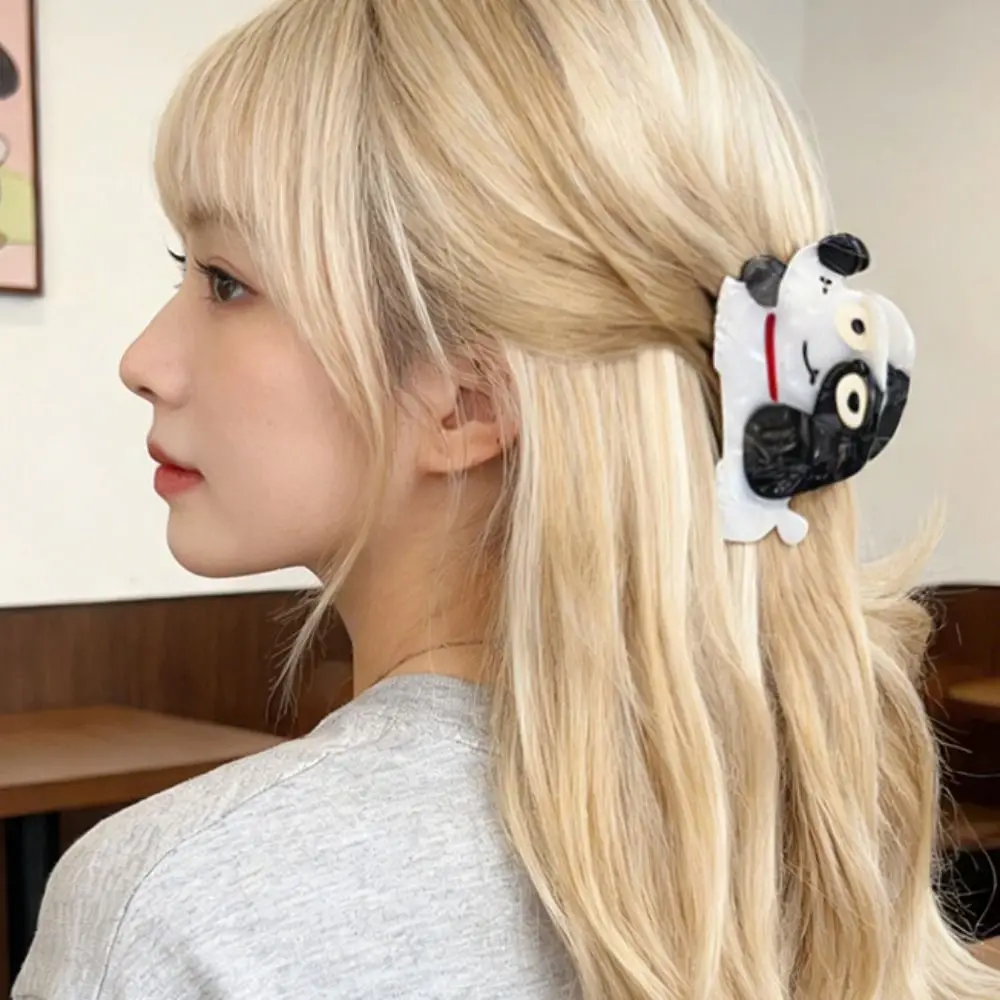 

Lovely Korean Style Cartoon Animal Hair Clip Headwear Creative Puppy Hair Claw Lovely Hair Accessories Geometry Shark Clip Girls