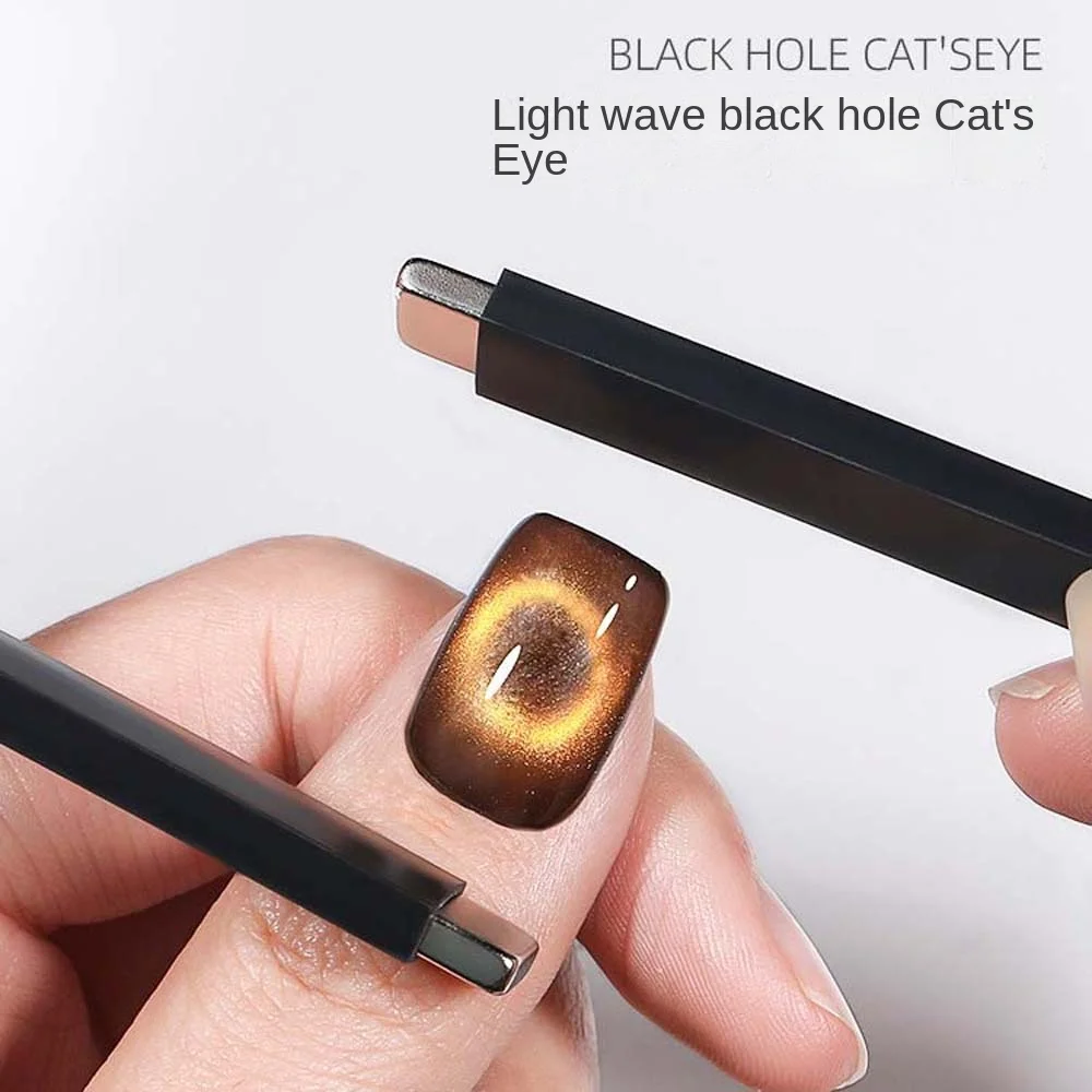 DIY Nail Art Tools Cat Eye Magnetic Stick Multi-Function Manicure Silicone Cat Eye Magnet Board Black Strong Magnet