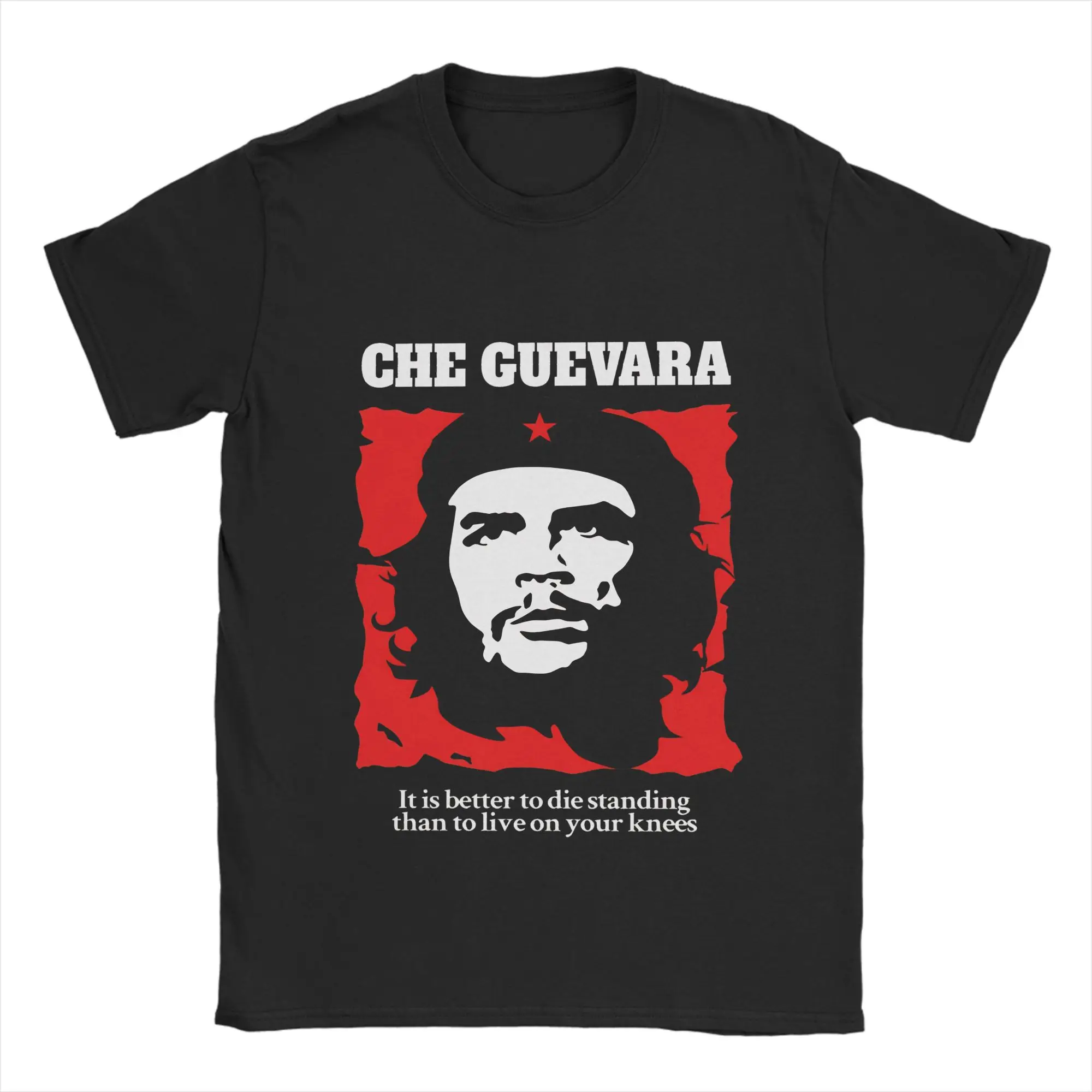 Che Guevara  Men's T Shirt  Funny Tee Shirt Short Sleeve Round Neck T-Shirt 100% Cotton Plus Size Clothing