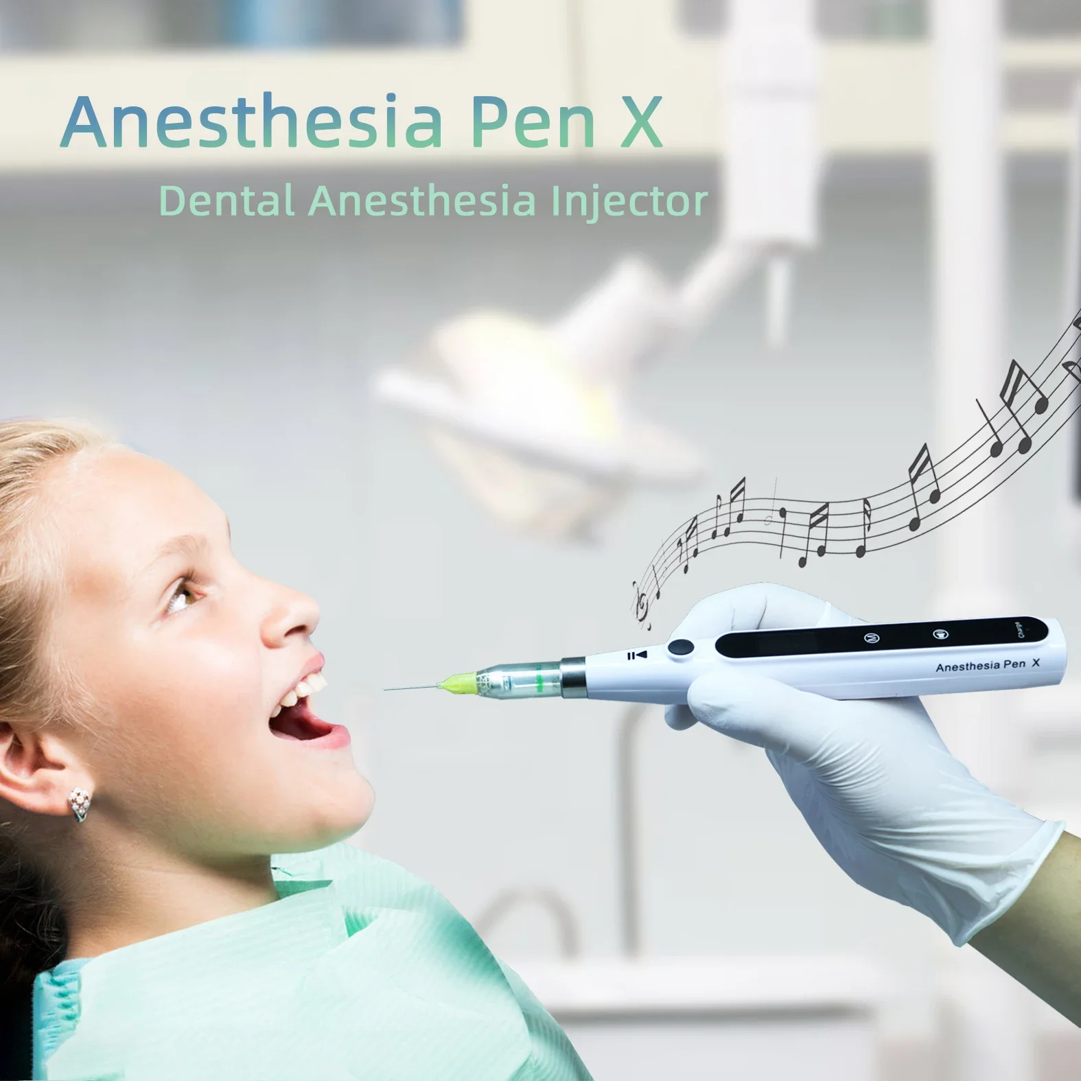 Instrumentos de dentaduras profissionais, indolor, sem fio, injetores de anestesia oral, equipamento com tela lcd de dentaduras