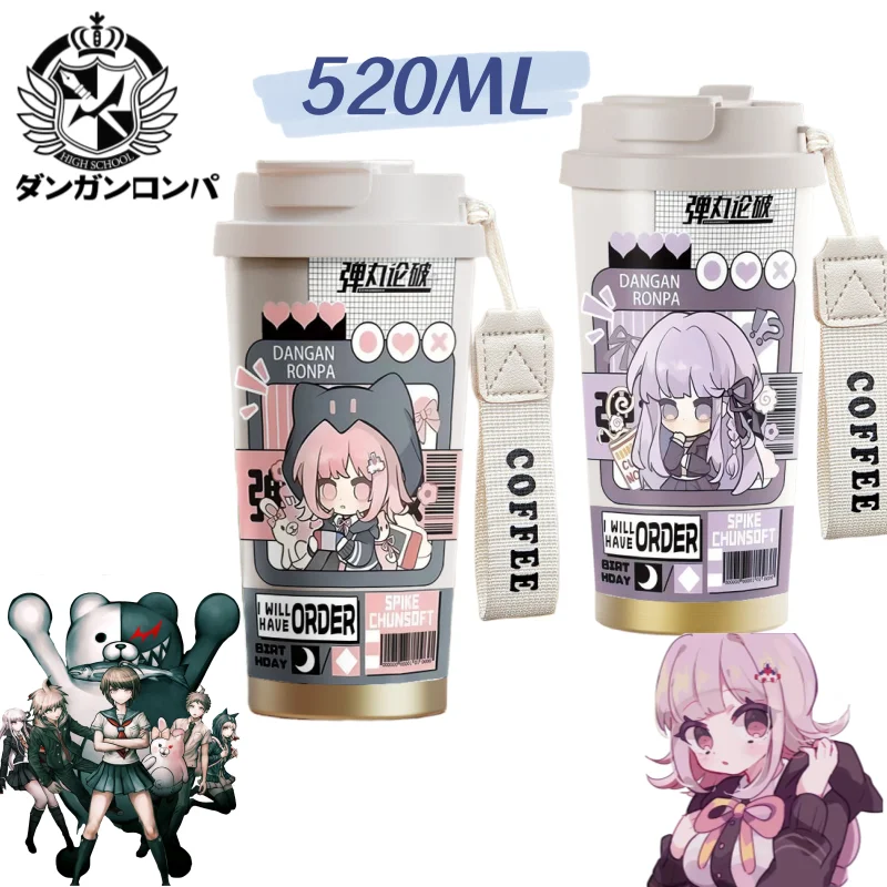 

Danganronpa Monokuma Nanami Chiaki игровая периферия двухмерный персонаж термос из нержавеющей стали креативная студенческая чашка для воды