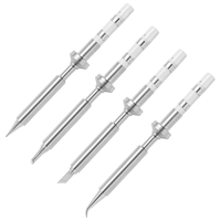 4Pcs Mini Pencil Soldering Iron Tips Replacement for Pinecil Micro-Soldering Iron,PTS200/TS100 Portable Solder Pen Tool