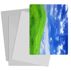 5Pcs/Lot 20/30cm 1mm Thickness Sublimation Blanks Coated Aluminum Plates For Custom Printing