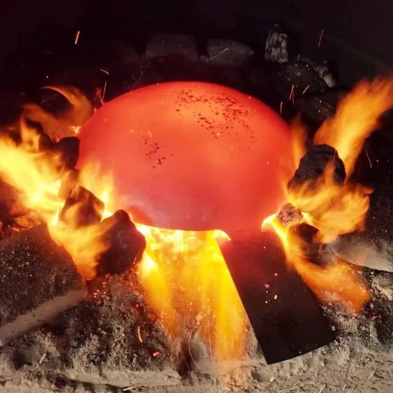 Olla de Hierro Forjado China Hecha a Mano para Sazonar, Utensilio de Cocina para Estufa de Gas, Uso Doméstico, Esencial para la Cocina