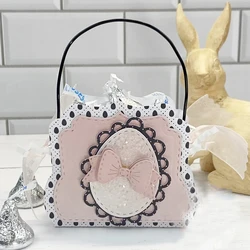 KLJUYP Cute Bag Metal Cutting Dies Stencils for DIY Scrapbooking Decorative Embossing DIY Paper Cards