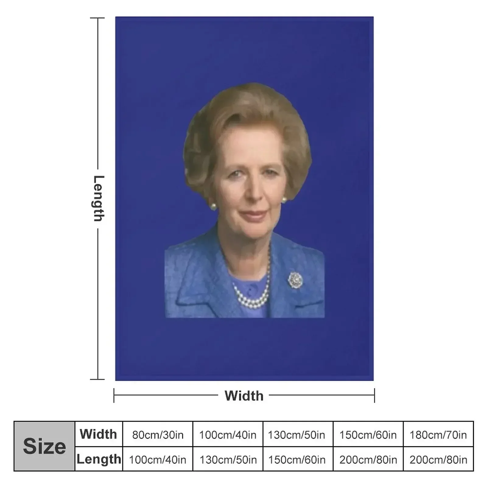 The Iron Lady Throw Blanket couch cozy soft plush fuzzy picnic outdoor blanket