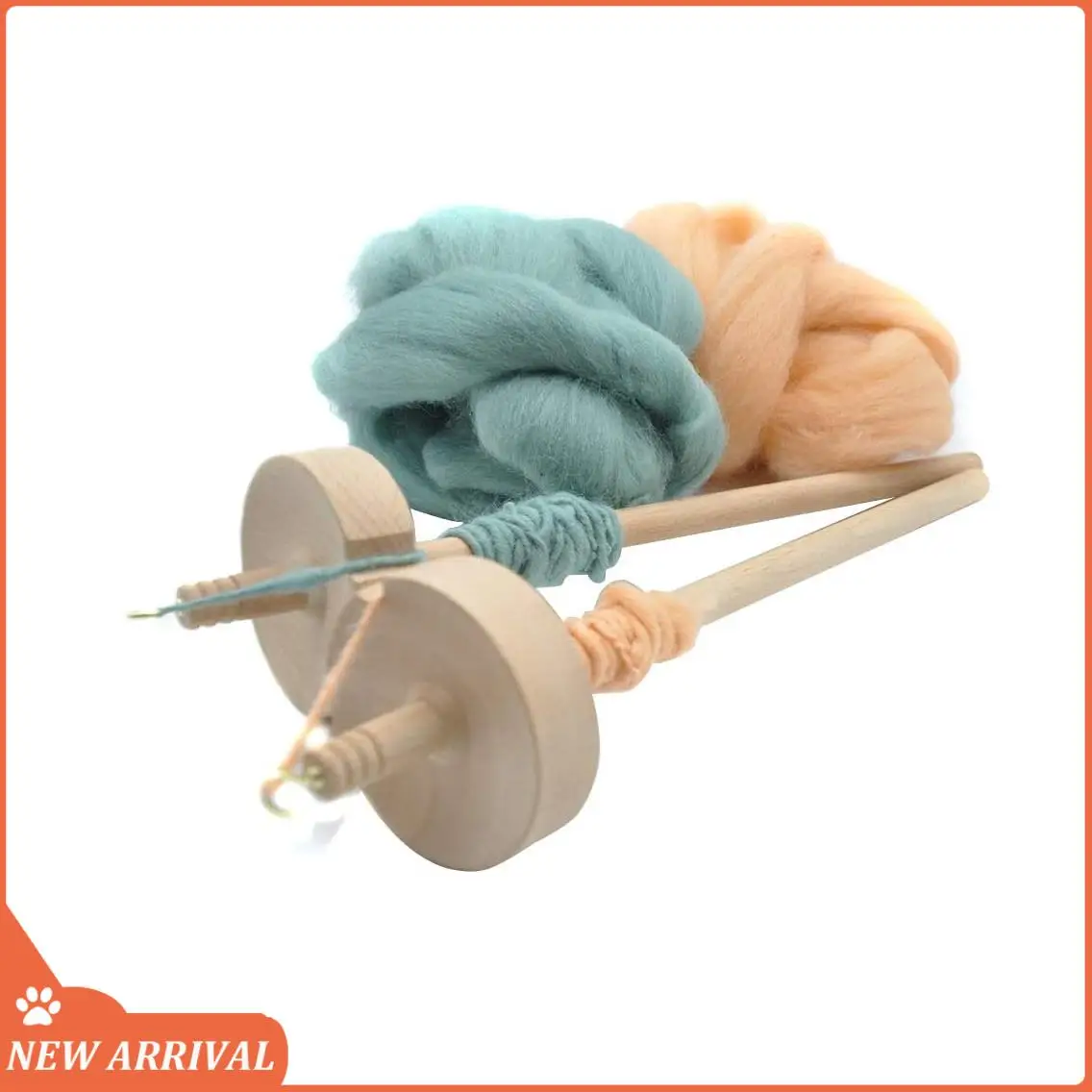 

Emption!2Pcs Drop Spindle For Spinning Wool Yarn Spin Top Whorl Drop Spindle Hand Carved Wooden Tool For Beginners
