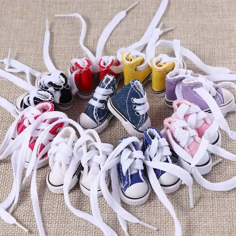 دمى اكسسوارات 3.5 سنتيمتر أحذية رياضية أحذية صغيرة للأطفال Blyth أحذية دمية حذاء قماش دمية أحذية BJD دمى الأحذية