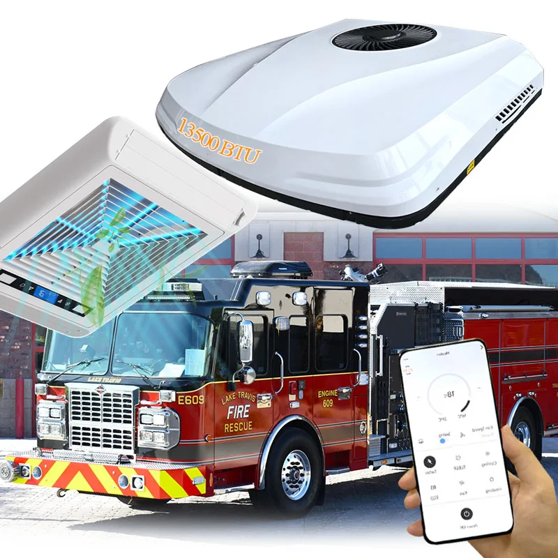 Battery Powered Roof Mounted Air Conditioning Units Delivery & Express Truck Container Air Conditioner High Cooling Capacity