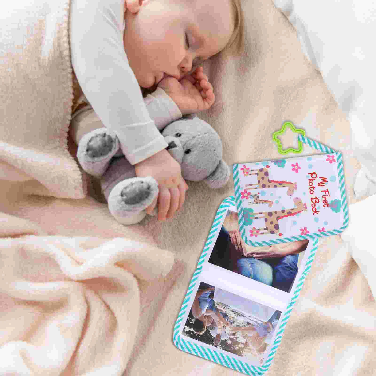 Newborn Toys Baby Cloth Photo Book Gifts for Stocking Stuffers First Time Mom The