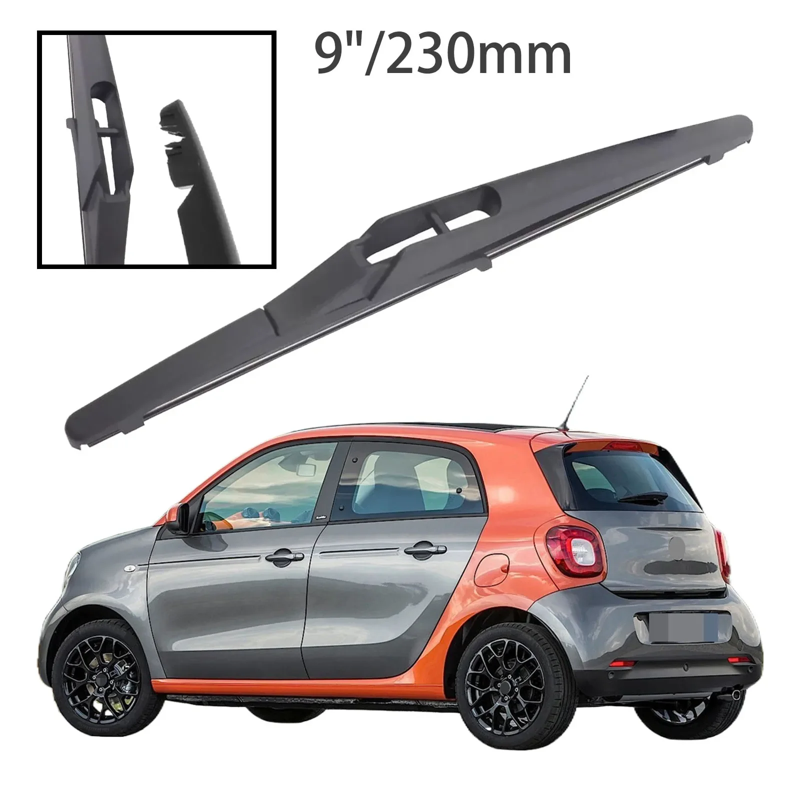 

9" Rear Windshield Windscreen Washer Wiper Blade For Smart ForFour W453 C453 A453 2014-2022 Car Accessories Accsesories