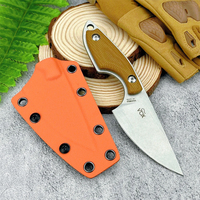 MKM Survival Knife 8Cr13Mov High Carbon Blade G10 Micarta Handle Tactical Camping Adventure Outdoor Defense Tool