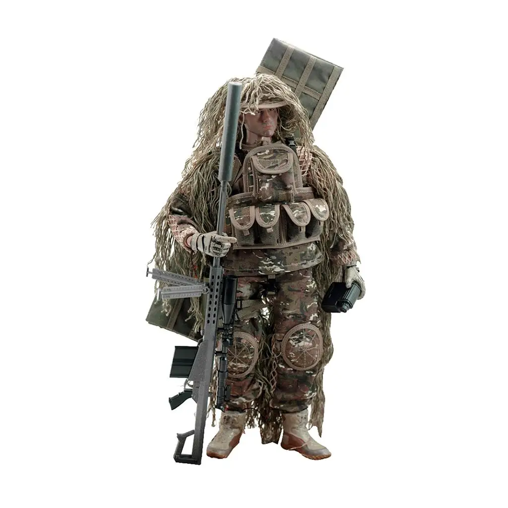 1/6 US Army Soldier All-terrain Sniper Action Figure 12 inch