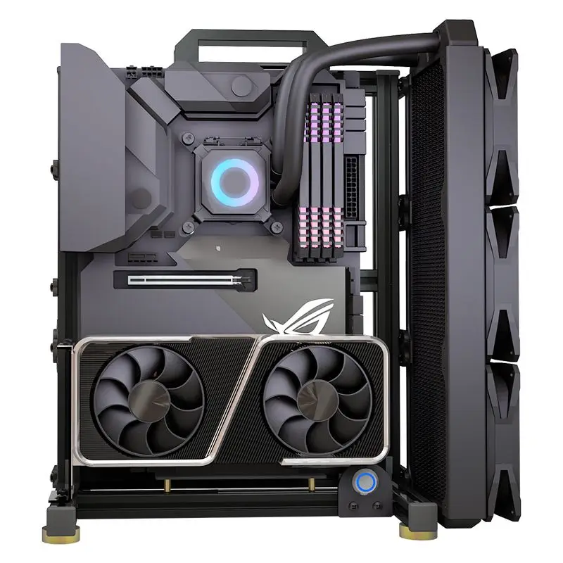 i3 12100 i5 12400 H610m 16G DDR4 M.2 RX580 gaming pc computer with rgb desktops prebuilt accessories wholesale build desktop pc