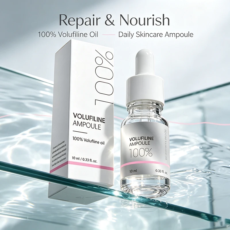 Volufiline 100% Plump Essence Flasche Zarte Haut Tiefenwirksame Feuchtigkeitspflege Erhöht die Hautelastizität Verbessert Trockenheit, Glanzlosigkeit und Rauheit Neu – Detail 18