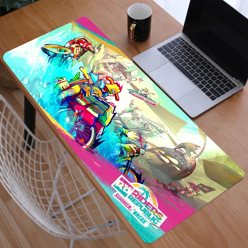 

PC Lock Edge MousePads Kawaii Desk Mats Anti-slip Laptop Soft Mice Pad Gaming Riders Republic Mousepad Computer Game Accessories