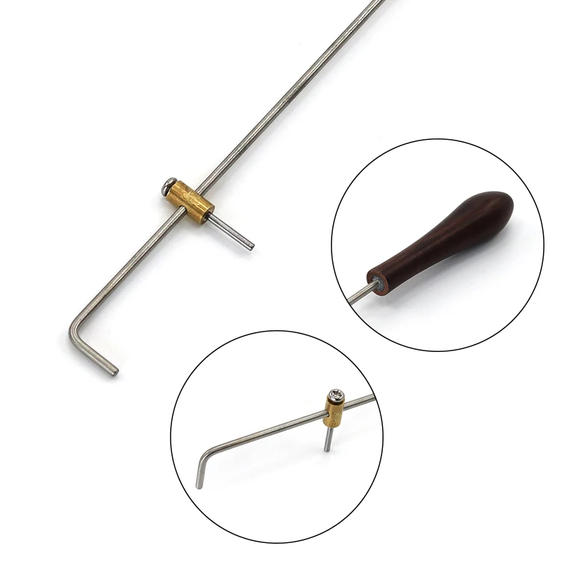 Klavierwerkzeuge, Stimmgereedschaft 1403, 1403A, 1403B, Saitenabstands-Messinstrument, Einstellbar für Flügel – Detail 12