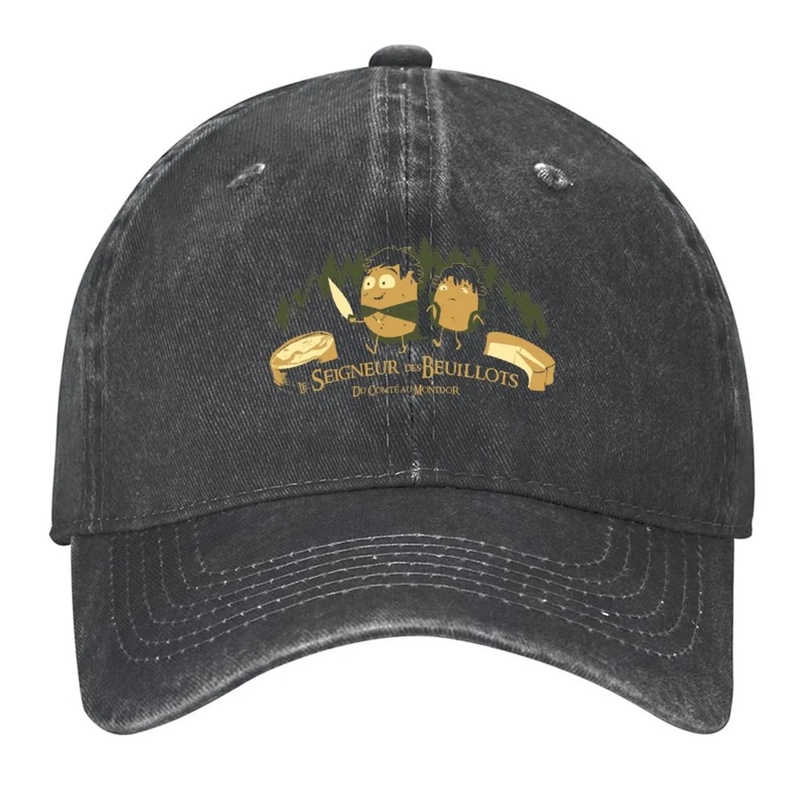 

Le seigneur des Beuillots, Franche-Comté patois expression Baseball Cap Brand Man cap Bobble Hat Mens Caps Women's