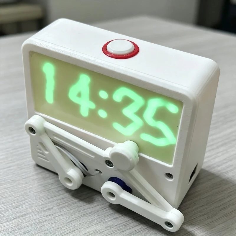 Smart Programmable Automatic Writing Time Robot Clock DIY Educational STEM Science Toy Creative Desk Gadget