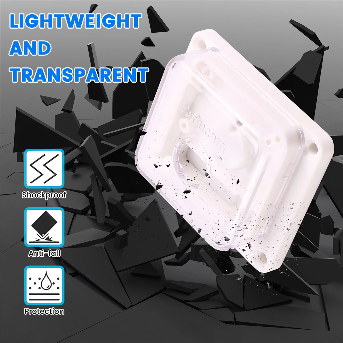 ADEGBO-Improved For RPi Camera Module Case for RPi Camera White