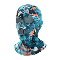 Summer Sun Protection Swimming Mask Beach Face Kini UV Protection Men and Women Swimming Head Diving Cap Breathable