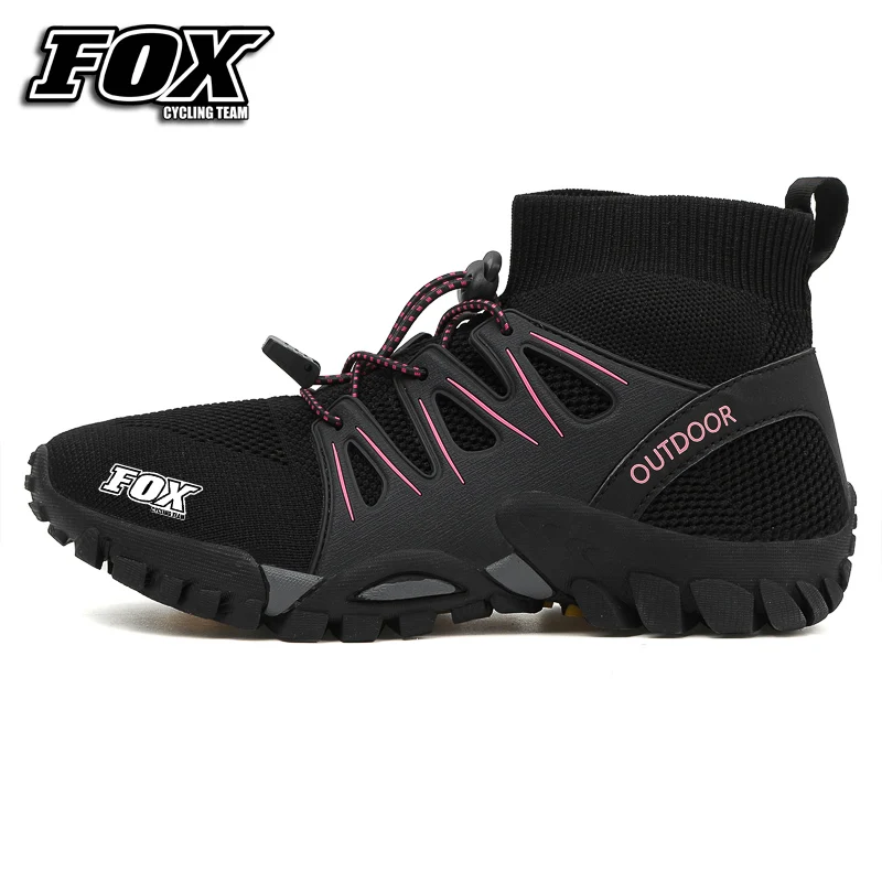 

Fox Cycling Team Men MTB Cycling Shoes Sapatos ciclismo Motorcycle Shoes Waterproof Bicycle Cycle Outdoor Training Sneakers