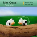 2pcs White Cows