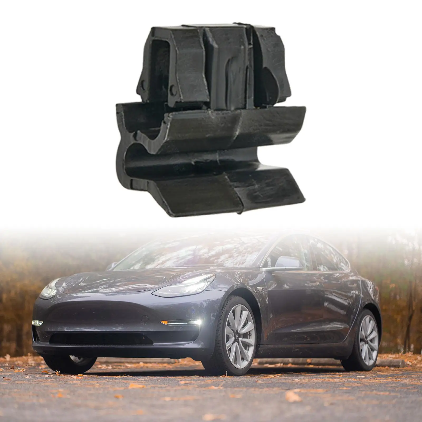 Front Box Buckle 1472872-00-c Black Durable Trunk Clip Directly Replace for Model 3 Auto Accessories