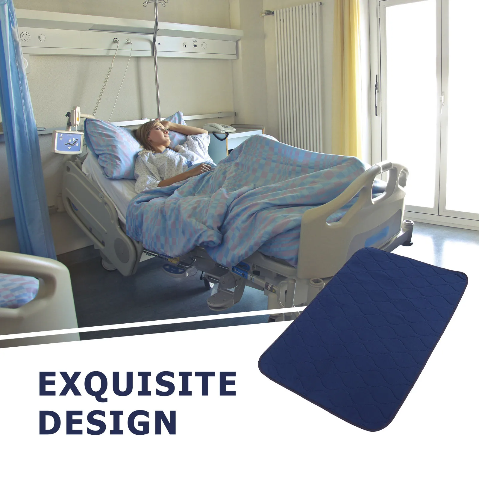 1 szt. Antypoślizgowa mata do przewijania dla seniorów, wodoodporna podkładka pod pieluchy, wielorazowa, nadająca się do prania poduszka do użytku domowego i w podróży, ochrona przed moczeniem dla dorosłych.