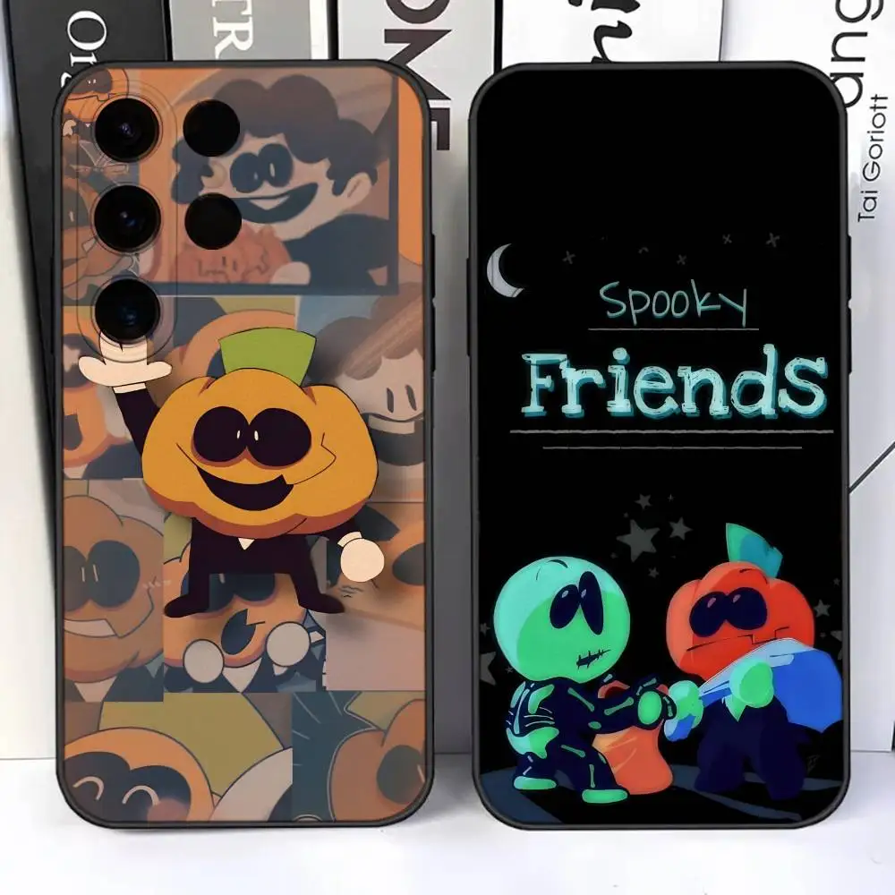 

S-Spooky Month Game Phone Case For Samsung S25,S24,Ultra,S20,S30,Plus,S22,S23,Ultra,Plus,5G Anti-Scratch TPU Shell