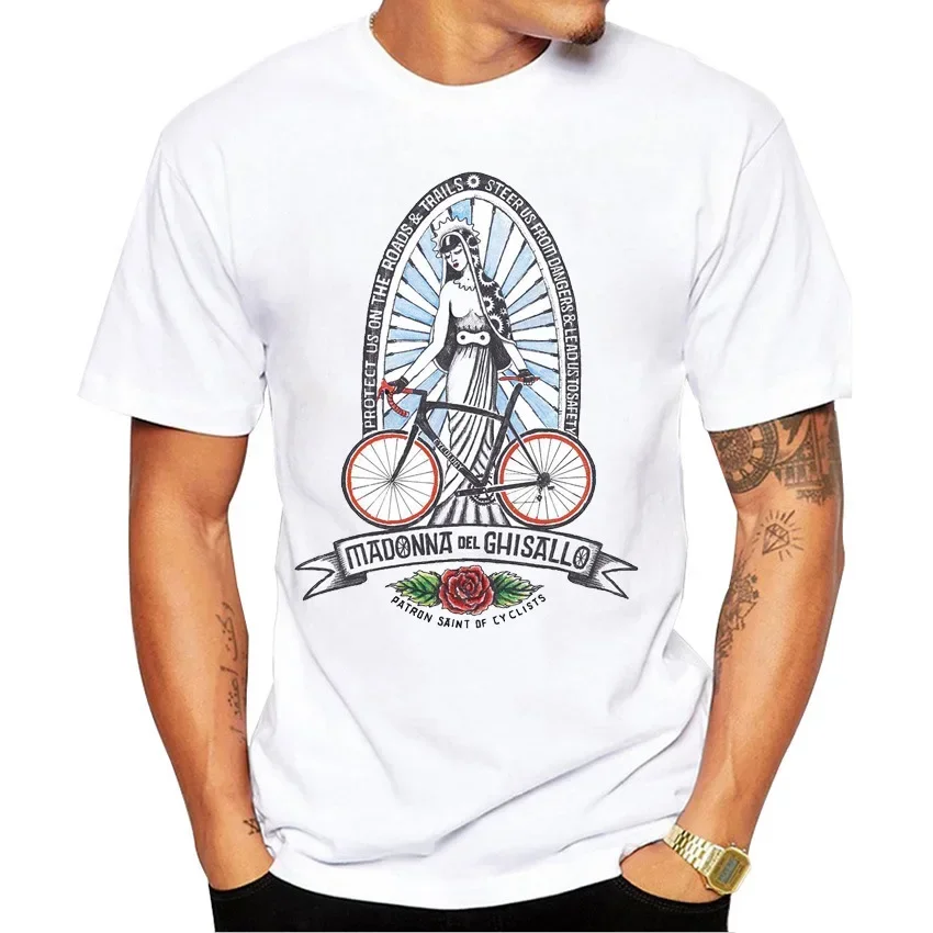 Vintage Sports Bike Printed Men's T-shirt Harajuku Streetwear Graphic T Shirts Oversized Tops One Piece Vintage Tee