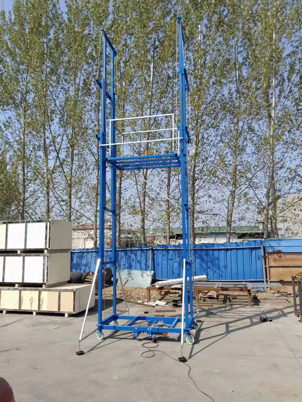 Lift Scaffold Listrik, Berbagai Model, Lipat, Lift Scaffold Listrik, Platform Lift Scaffold Listrik Heavy Duty