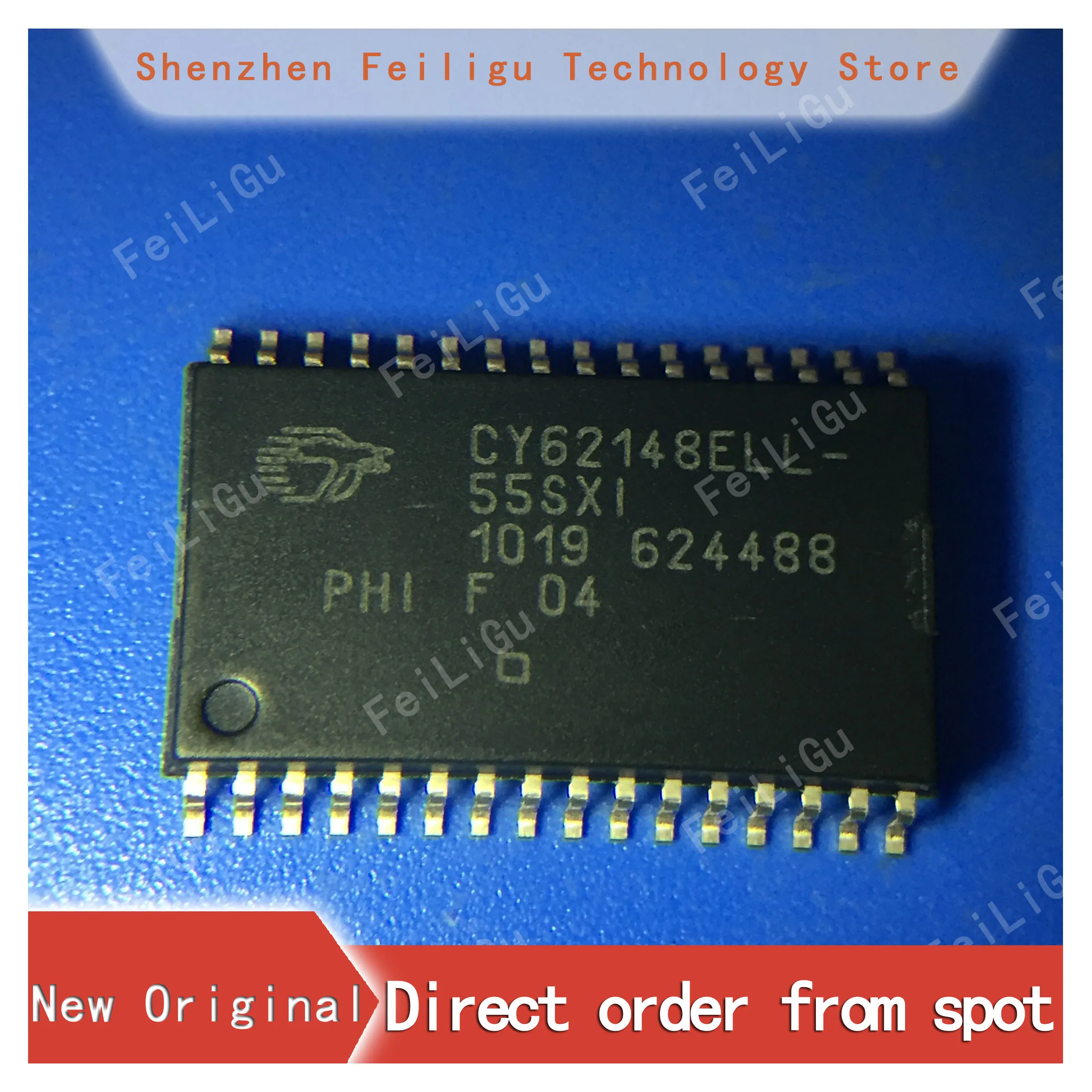 1/10/30Pieces 100% New original CY62148ELL-55SXIT CY62148ELL-55SXI CY62148ELL Package:SOP32 SRAM-Asynchronous 4Mb Memory Chip