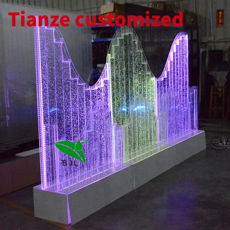 (Customized) intelligent water fountain indoor wedding backdrop panel decoration