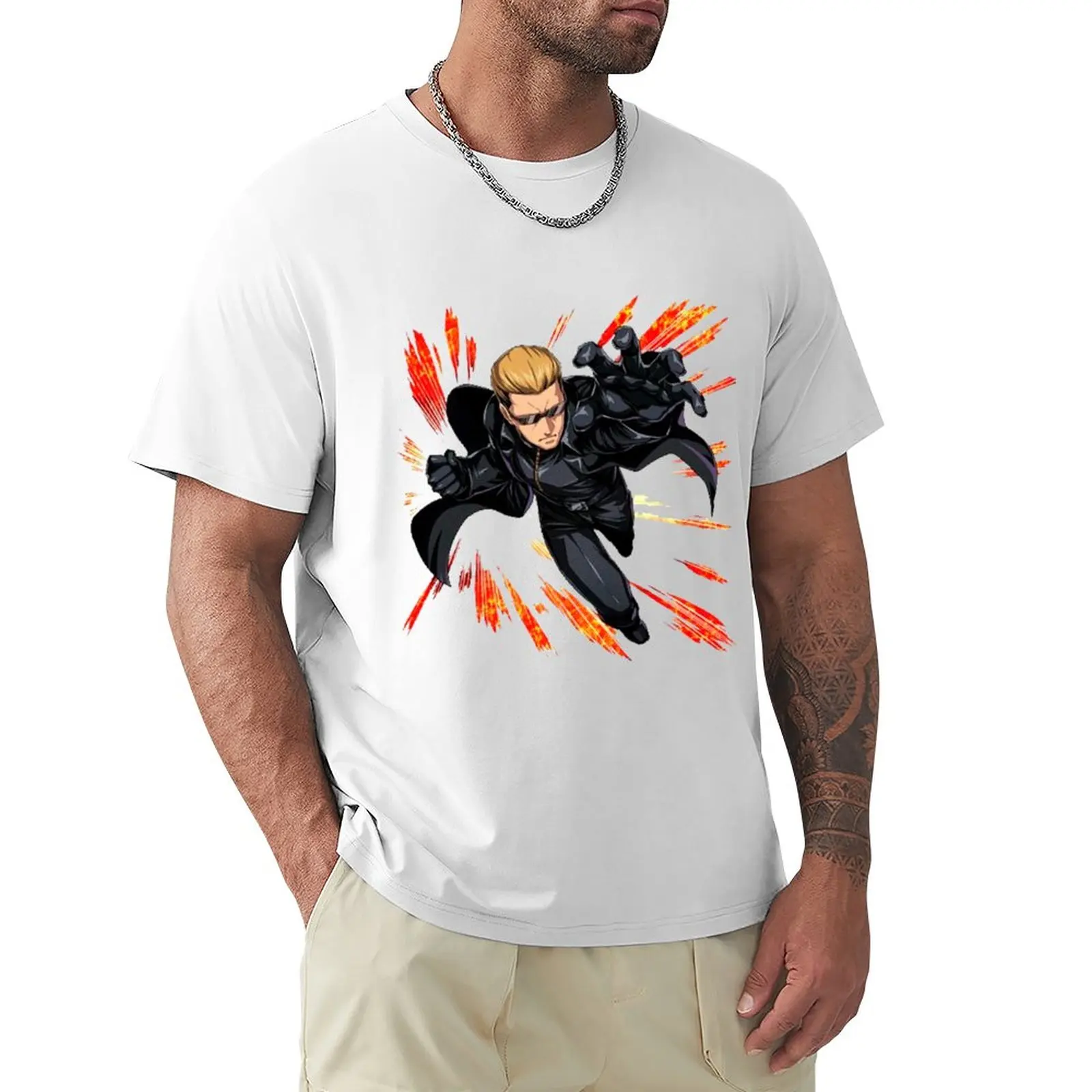 Albert Wesker, version I T-Shirt vintage clothes quick drying t-shirt anime t shirt for men